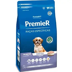 Ração Premier Raças Específicas Shih Tzu Filhotes Sabor Frango - PremierPet