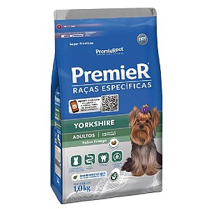 Ração Premier Raças Específicas Yorkshires Adultos Sabor Frango - PremierPet