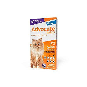 Antipulgas Advocate para Gatos 4 A 8kg 0,8ml - Elanco