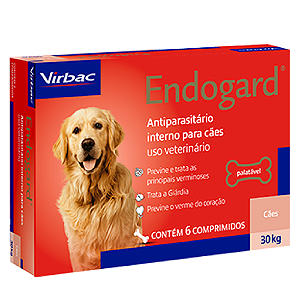 Vermífugo Endogard Para Cães Até 30kg Virbac