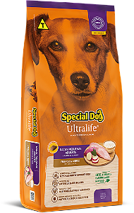 Ração Special Dog Ultralife Cães Adultos Raças Pequenas Sabor Frango e Arroz