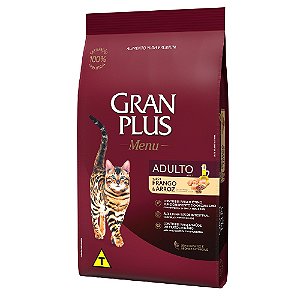 Ração GranPlus Menu Gatos Adultos Sabor Frango e Arroz