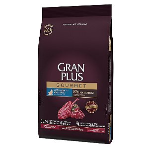 Ração GranPlus Gourmet Gatos Castrados Sabor Ovelha e Arroz