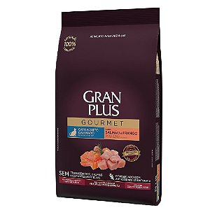 Ração GranPlus Gourmet Gatos Castrados Sabor Salmão e Frango