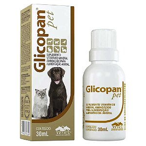 Glicopan Pet Suplemento Vitamínico Líquido Oral - Vetnil