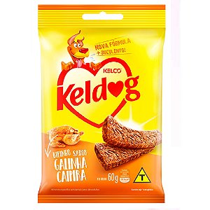 Snack Keldog Bifinho Cães Sabor Galinha Caipira - Kelco