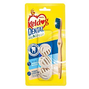 Snack Keldog Dental Bio Fresh Bolinha para Cães