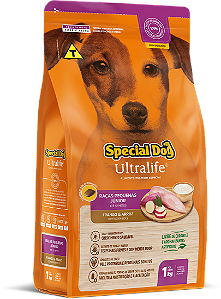 Ração Special Dog Ultralife Cães Júnior Raças Pequenas Sabor Frango e Arroz