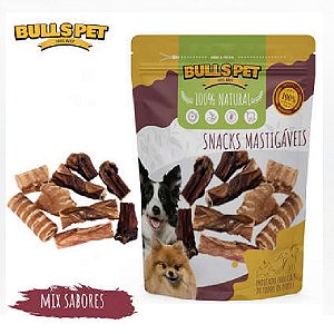 Snack Natural Bulls Pet Mix Sabores Bovina para Cães