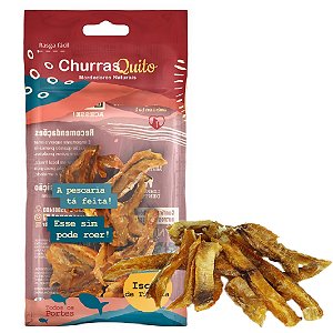 Snack Natural Churrasquito Isca de Tilápia para Cães 60g