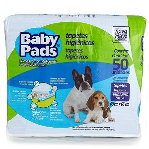 Tapete Higiênico Baby Pads 60cm x 65cm - Petix