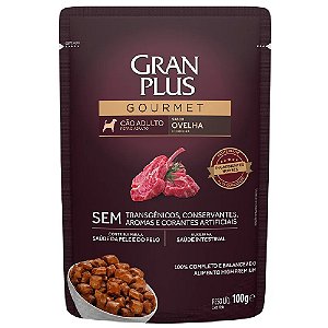 Ração Úmida GranPlus Gourmet Cães Adultos Sabor Ovelha 100g