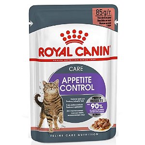Ração Úmida Royal Canin Appetite Control Gatos Adultos Ao Molho