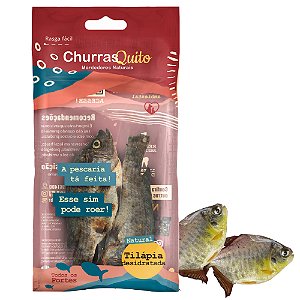 Snack Natural Churrasquito Tilápia para Cães 2un
