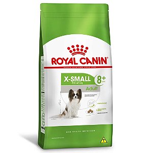 Ração Royal Canin X-Small Adult 8+ para Cães de Porte Miniatura