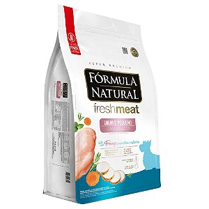 Ração Fórmula Natural Fresh Meat Cães Adultos Raças Mini e Pequena Sabor Frango