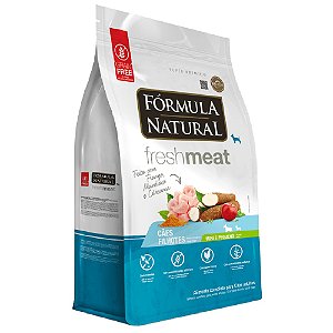 Ração Fórmula Natural Fresh Meat Cães Filhotes Raças Mini e Pequena Sabor Frango