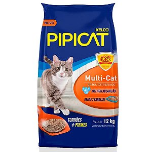 Granulado Higiênico Pipicat Multi-Cat Odor Block Para Gatos