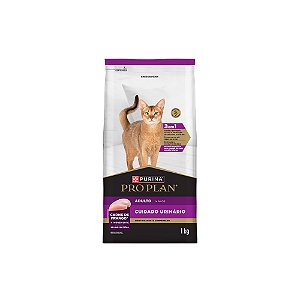 Ração Nestlé Purina Pro Plan Cuidado Urinário para Gatos Adultos Sabor Frango