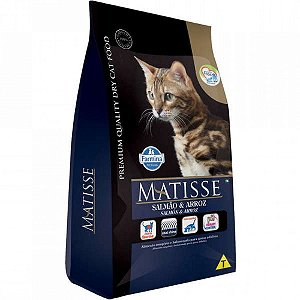 Ração Matisse Gatos Adultos Salmão e Arroz - Farmina