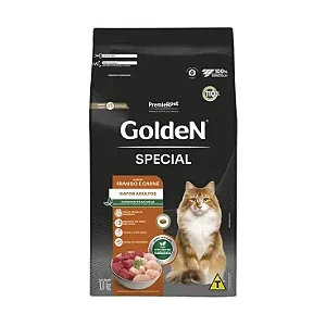 Ração Golden Gatos Special Adultos Sabor Frango e Carne - PremierPet