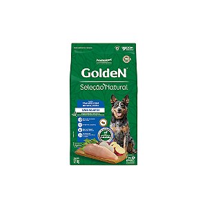 Ração Golden Cães Seleção Natural Adultos Sabor Frango, Abóbora e Alecrim - PremierPet