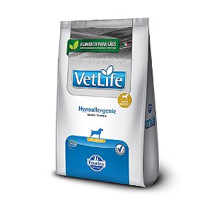 Ração Vet Life Hypoallergenic para Cães Adultos de Pequeno Porte Farmina