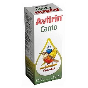 Avitrin Canto 15ml Coveli - Suplemento para Aves