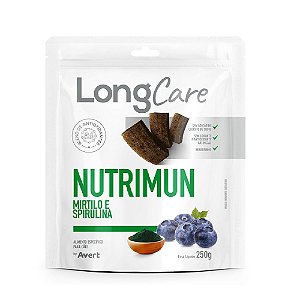 Snack LongCare Funcional Nutrimun Cães Sabor Mirtilo e Spirulina - Avert