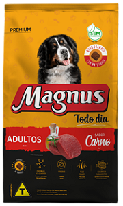 Ração Magnus Premium Todo Dia para Cães Adultos Sabor Carne 20kg