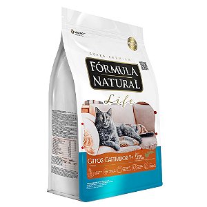 Ração Fórmula Natural Super Premium Life Gatos 7+ Sabor Frango e Salmão