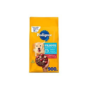 Ração Pedigree Cães Filhotes Sabor Carne, Frango e Cereais