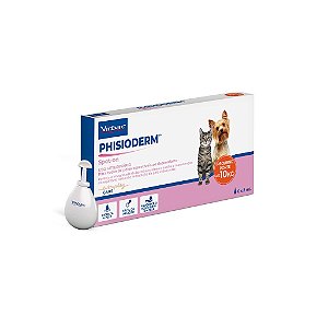 Phisioderm Spot On S.I.S 2ml Hidratante Virbac para Cães e Gatos Até 10kg