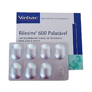 Rilexine 600mg Antibacteriano 7 Comprimidos - Cartela Avulsa + Bula