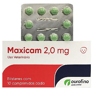 Maxicam 2,0mg Anti-inflamatório 10 Comprimidos Cartela Avulsa + Bula