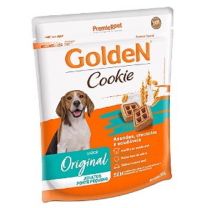 Snack Biscoito Golden Cookie Assados Cães Adultos Raças Pequenas 350g Sem Transgênicos - PremierPet