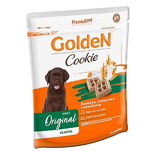 Snack Biscoito Golden Cookie Assados Cães Filhotes 350g Sem Transgênicos - PremierPet