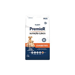 Ração Premier Nutrição Clínica Cães Diabetes Portes Médios e Grandes 10,1kg - PremierPet