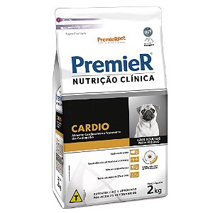 Ração Premier Nutrição Clínica Cardio Cães Adultos Portes Pequenos 2kg - PremierPet