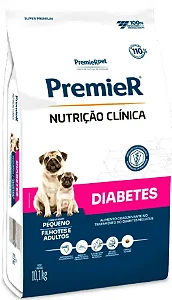 Ração Premier Nutrição Clínica Cães Diabetes Portes Pequenos 2kg - PremierPet