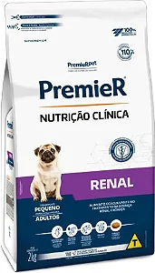 Ração Premier Nutrição Clínica Renal Cães Adultos Porte Pequeno 2kg - PremierPet