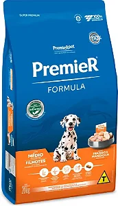 Ração Premier Fórmula Cães Filhotes Porte Médio Sabor Frango 20kg - PremierPet