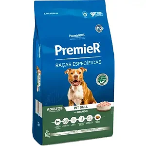 Ração Premier Raças Específicas Pit Bull Adultos Sabor Frango 12kg - PremierPet