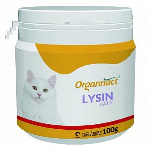Suplemento Vitamínico Organnact Lysin Cat SF 100g