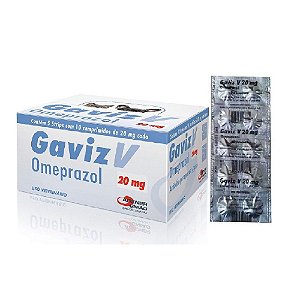Gaviz 20mg Omeprazol Strip com 10 Comprimidos - Agener