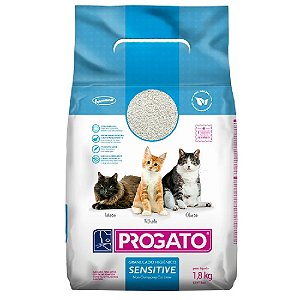 Granulado Higiênico Progato Sensitive Para Gatos 1,8kg