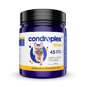 Suplemento CondroPlex Stick's para Cães de Porte Pequeno e Médio - 45 Bastões - Avert