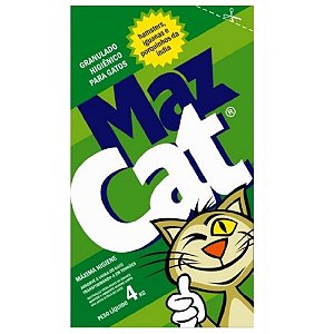 Granulado Higiênico Maz Cat Para Gatos 4kg