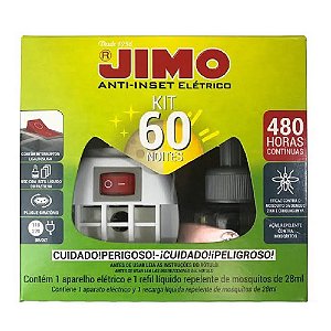 Jimo Anti-Inset 60 Noites Aparelho + Refil Líquido Mosquitos