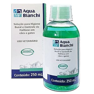 Aqua Bianchi 250ml Solução Higiene Oral - Ecovet